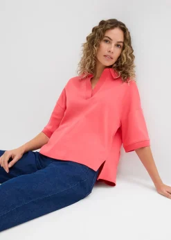 Femme bonprix T-Shirts & Tops|Polo 100% coton