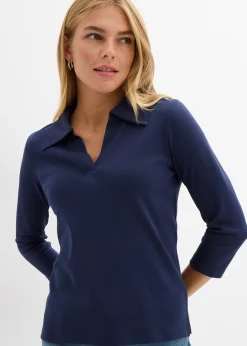 Femme bonprix Basiques|T-Shirts & Tops|Polo 100% coton