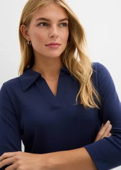 Femme bonprix Basiques|T-Shirts & Tops|Polo 100% coton