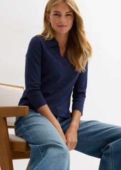 Femme bonprix Basiques|T-Shirts & Tops|Polo 100% coton