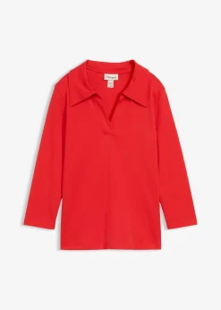 bonprix Polo 100% coton|Femme Basiques|T-Shirts & Tops