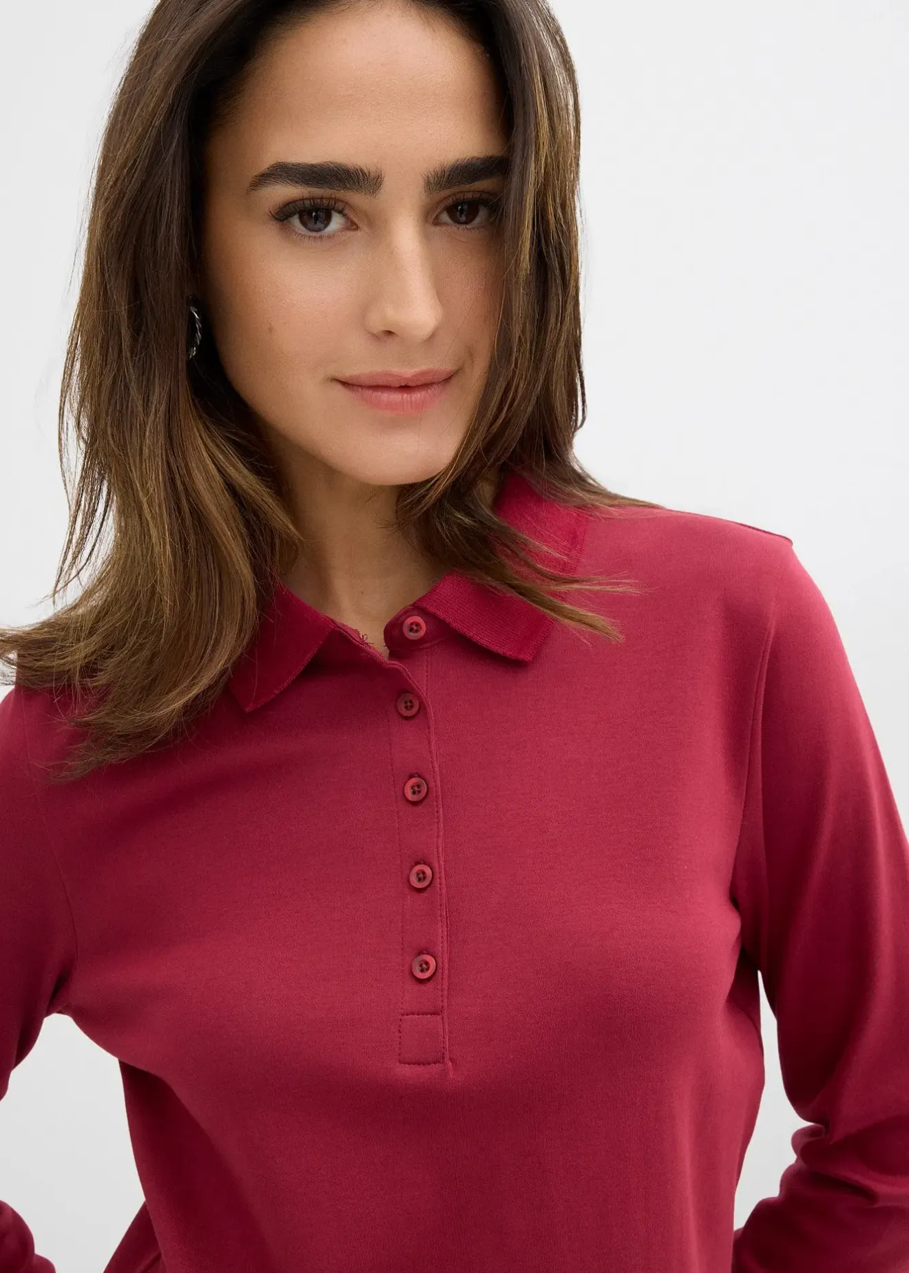 Femme bonprix Basiques|T-Shirts & Tops|Polo en coton épais