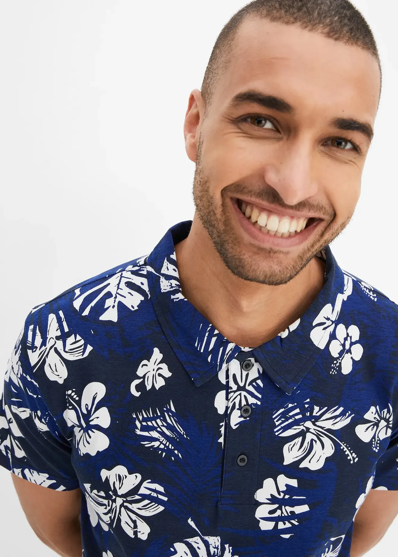 Homme bonprix T-Shirts & Polos|Polo en jersey, manches courtes, en coton