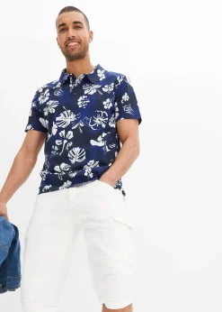 Homme bonprix T-Shirts & Polos|Polo en jersey, manches courtes, en coton