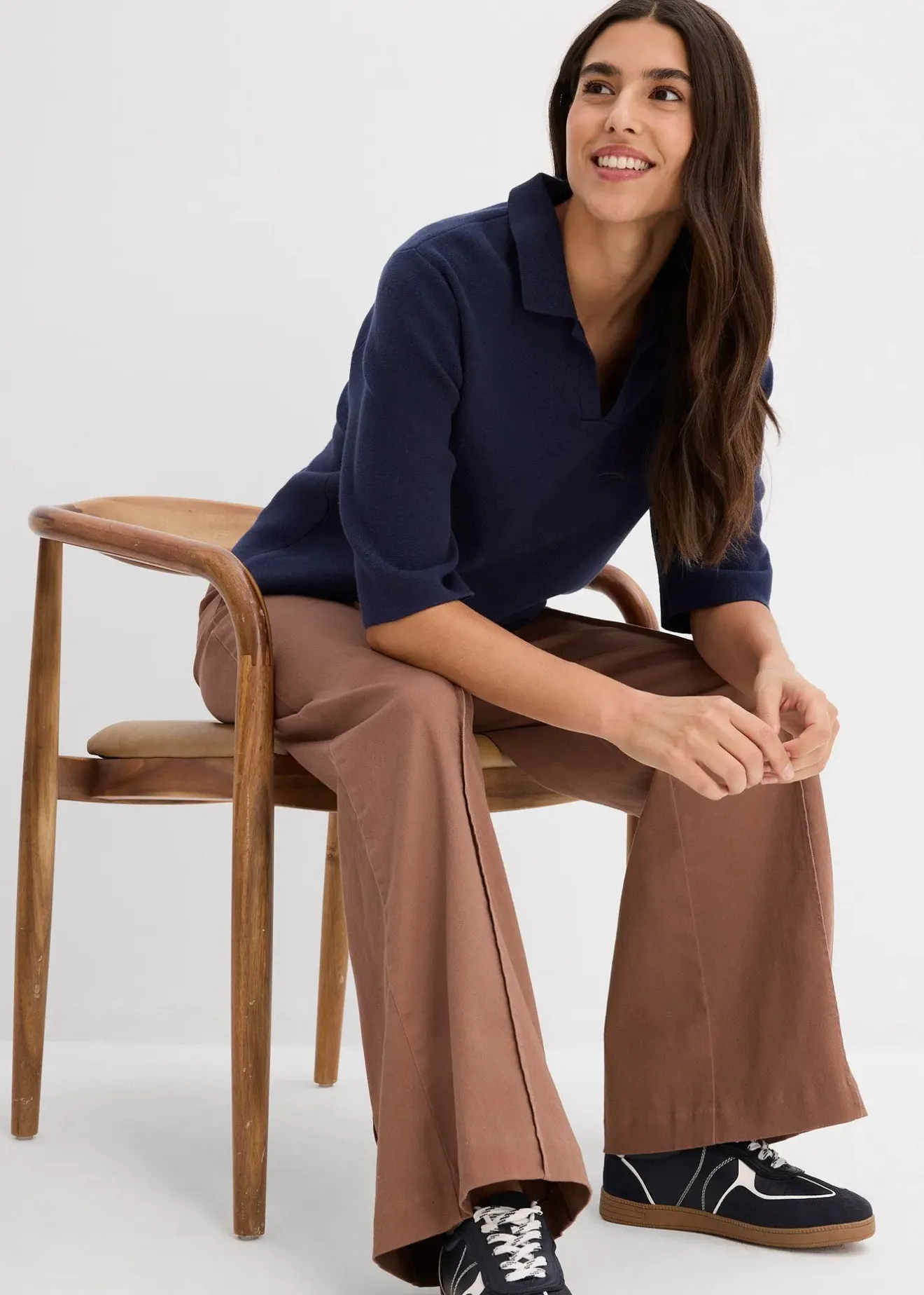 bonprix Polo en maille|Femme Maille|T-Shirts & Tops