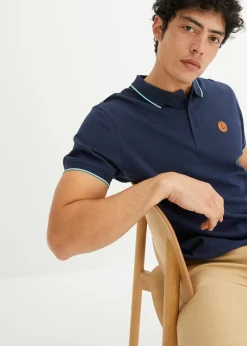 bonprix Polo en maille piquée 100% coton|Homme T-Shirts & Polos