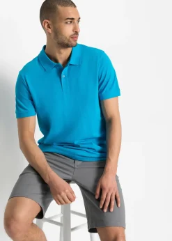 Homme bonprix T-Shirts & Polos|Polo en maille piquée 100% coton