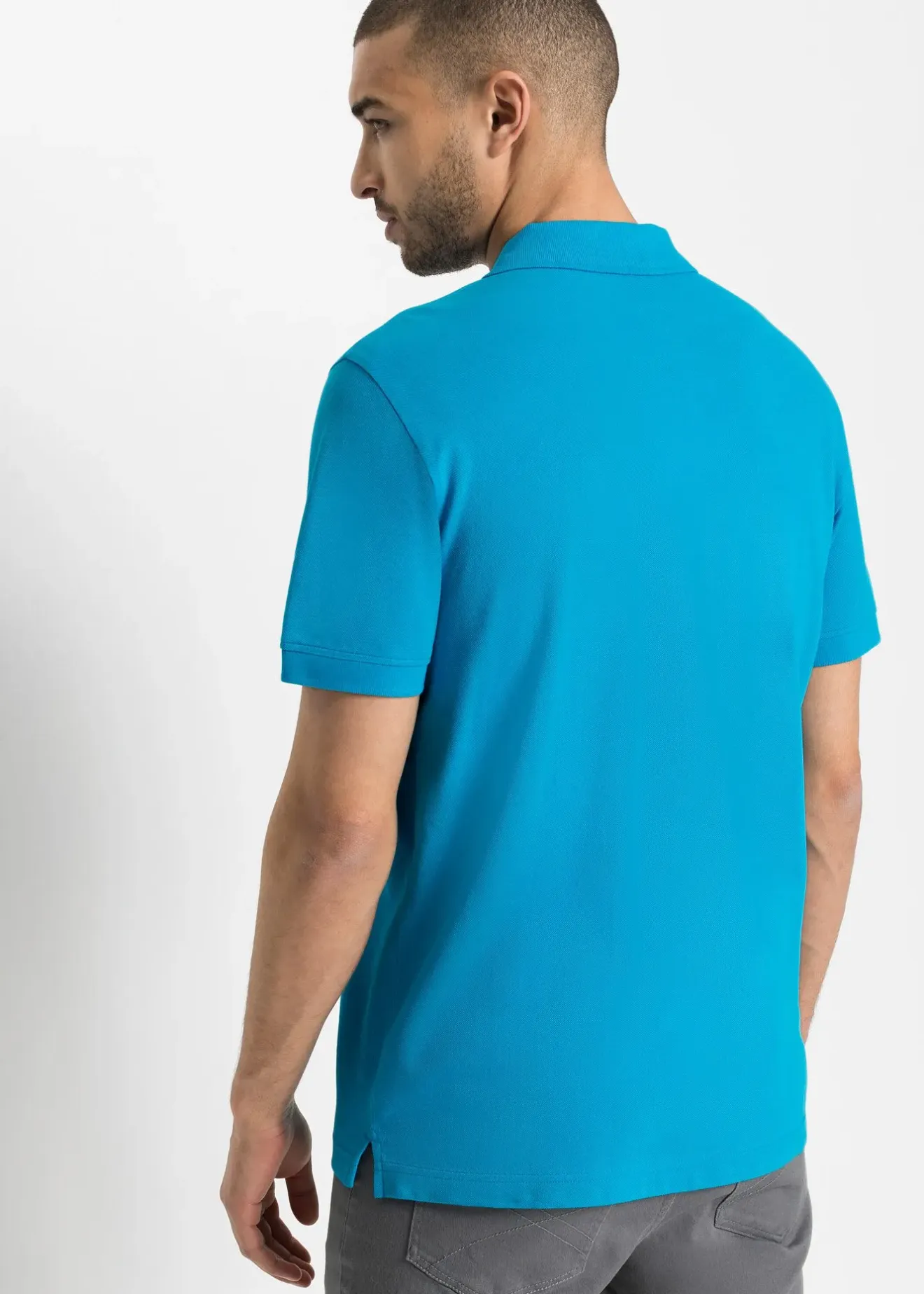 Homme bonprix T-Shirts & Polos|Polo en maille piquée 100% coton