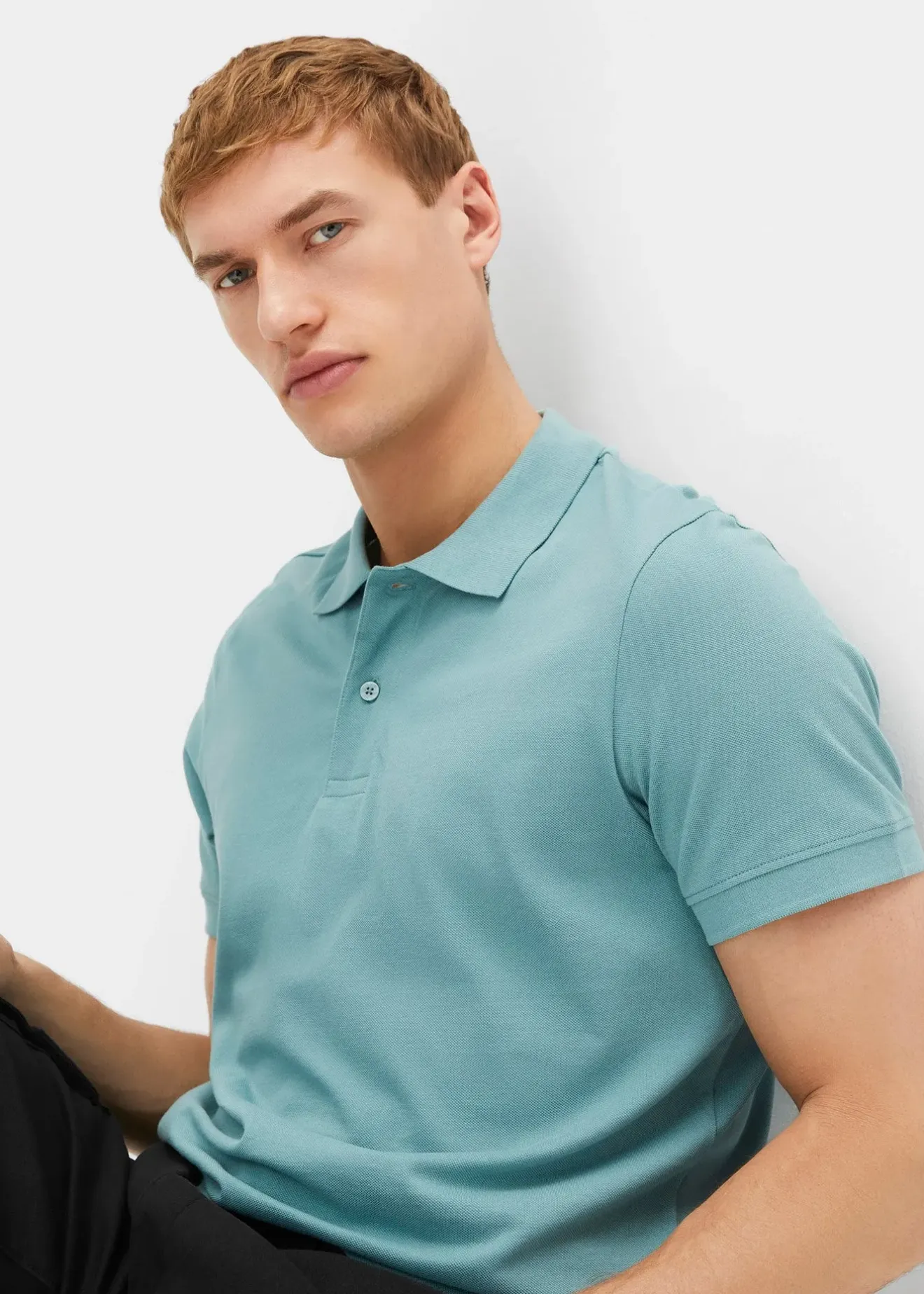 Homme bonprix T-Shirts & Polos|Polo en maille piquée 100% coton