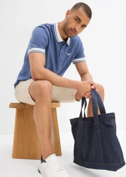 Homme bonprix T-Shirts & Polos|Polo en maille piquée 100% coton