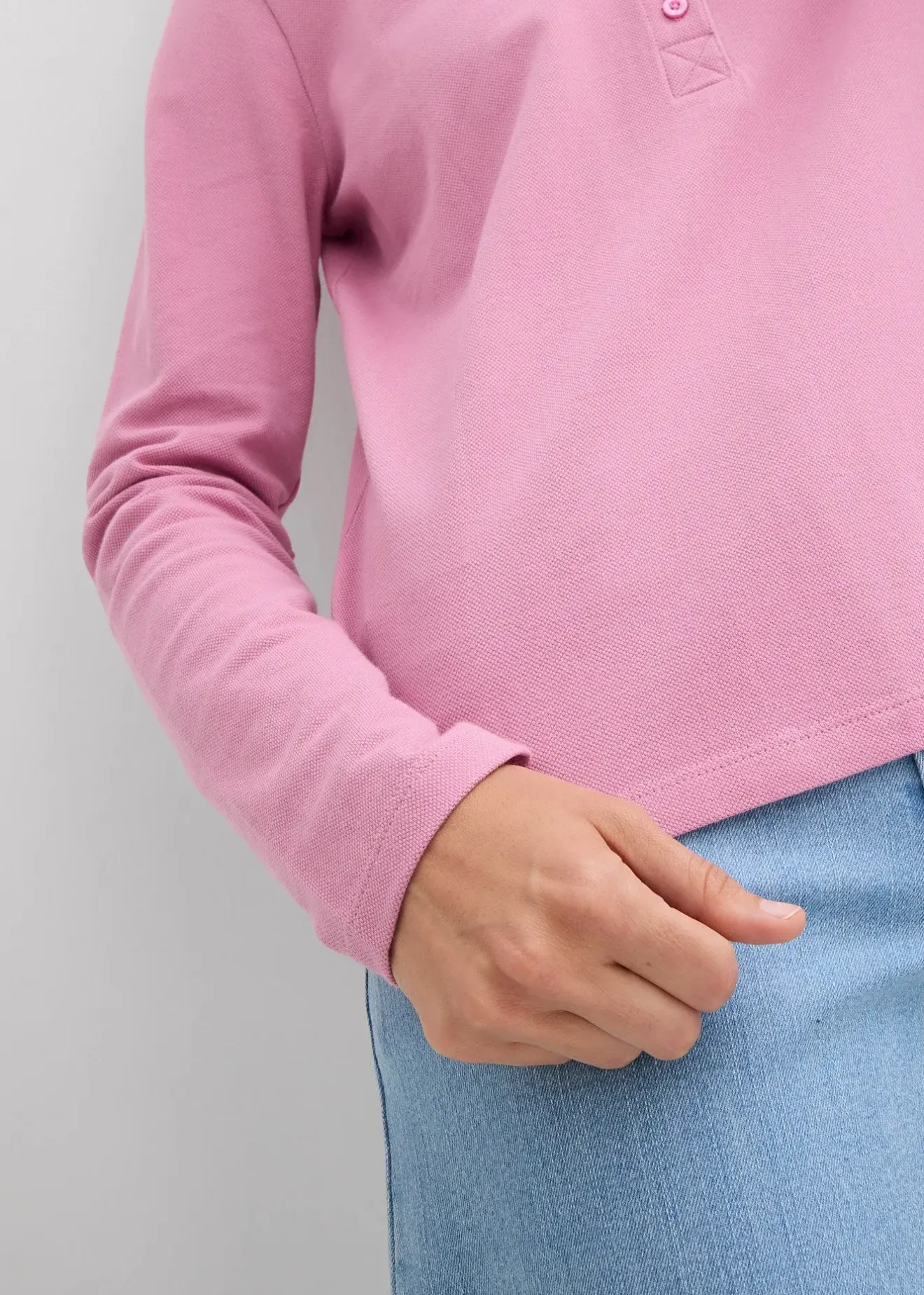 bonprix Polo en maille piquée 100% coton|Femme Basiques|T-Shirts & Tops