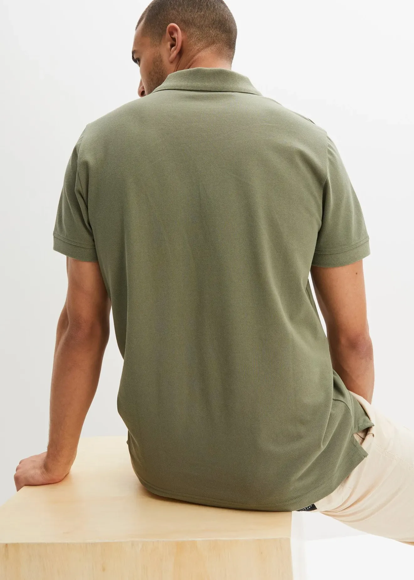 Homme bonprix T-Shirts & Polos|Polo en maille piquée 100% coton