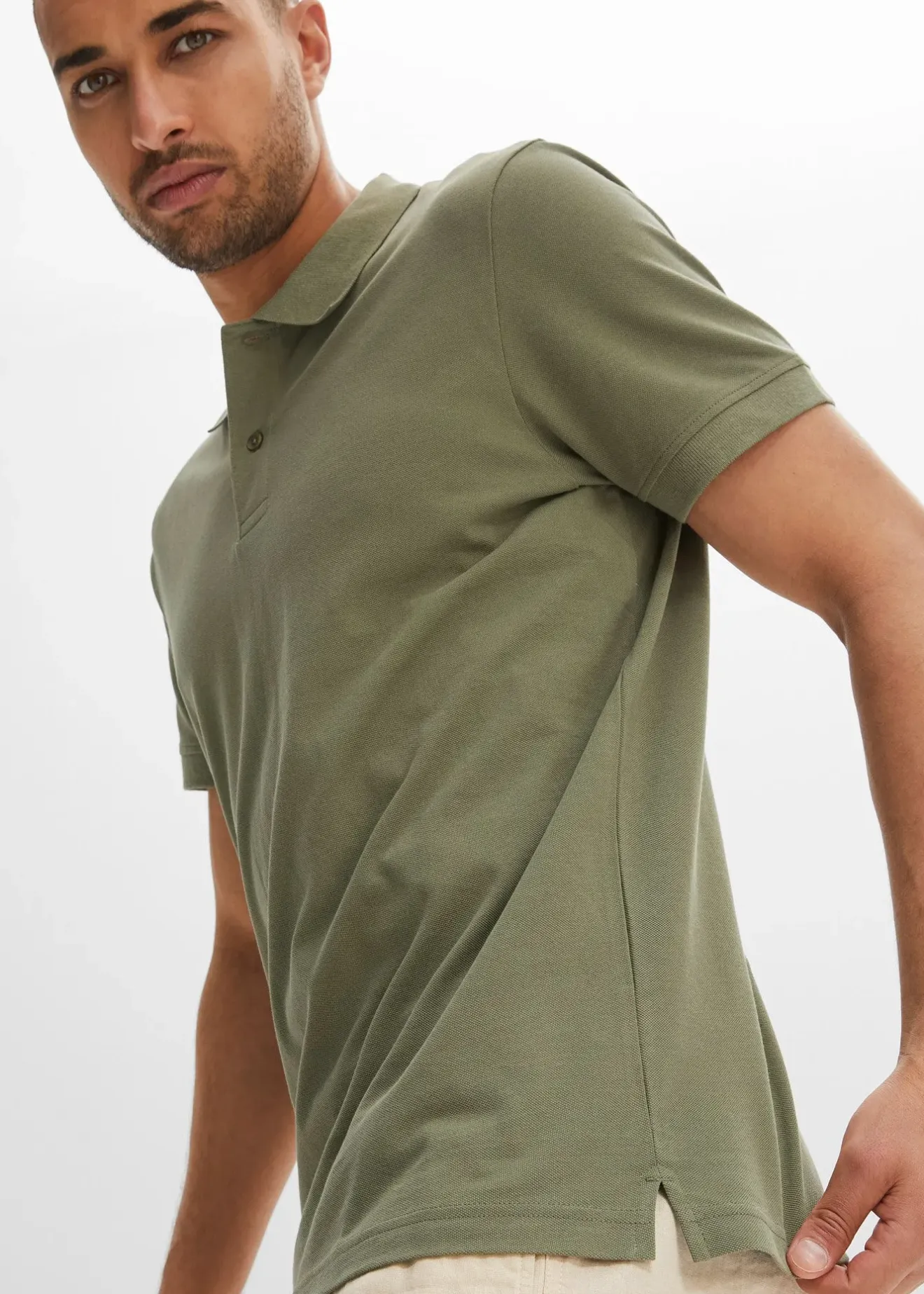 Homme bonprix T-Shirts & Polos|Polo en maille piquée 100% coton