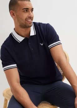bonprix Polo en maille piquée 100% coton|Homme T-Shirts & Polos