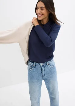 Femme bonprix Basiques|T-Shirts & Tops|Polo en maille piquée 100% coton