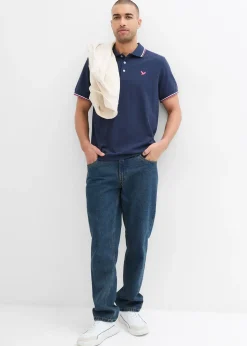 Homme bonprix T-Shirts & Polos|Polo en maille piquée 100% coton