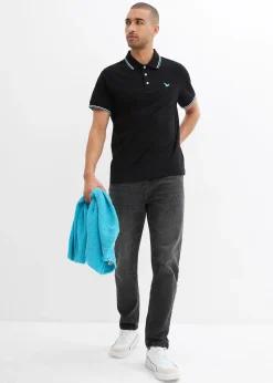 Homme bonprix T-Shirts & Polos|Polo en maille piquée 100% coton