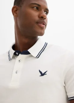 Homme bonprix T-Shirts & Polos|Polo en maille piquée 100% coton