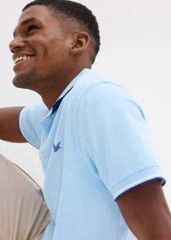 Homme bonprix T-Shirts & Polos|Polo en maille piquée 100% coton