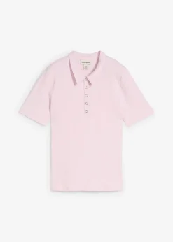 bonprix Polo en viscose extensible|Femme T-Shirts & Tops