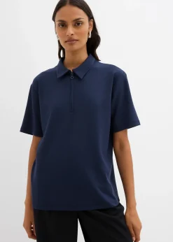 bonprix Polo en viscose mélangée|Femme T-Shirts & Tops
