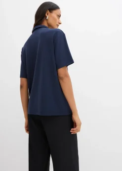 bonprix Polo en viscose mélangée|Femme T-Shirts & Tops