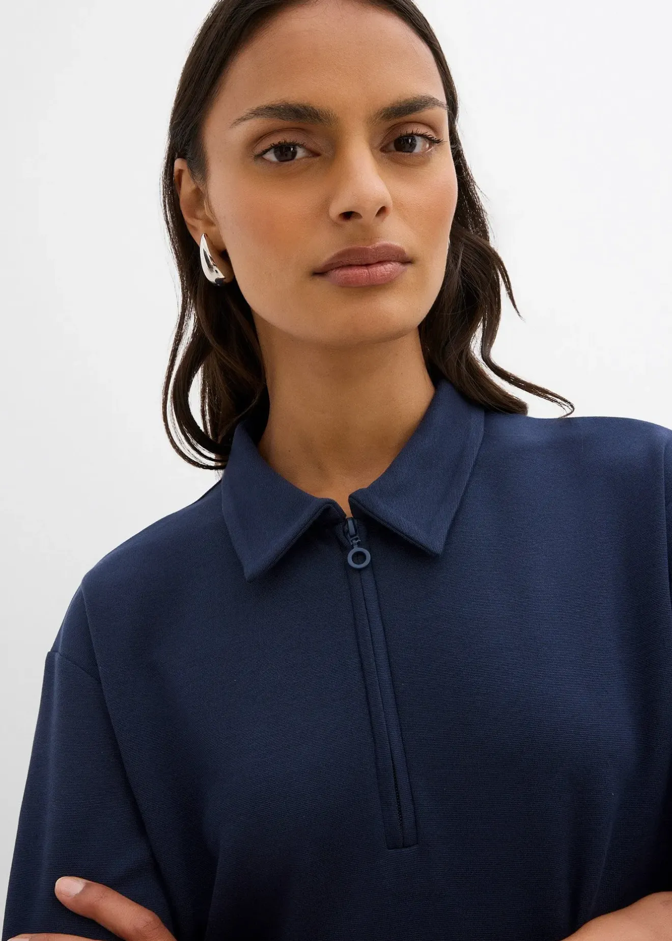 bonprix Polo en viscose mélangée|Femme T-Shirts & Tops