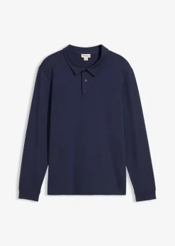 bonprix Polo manches longues 100% coton|Homme T-Shirts & Polos