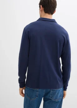 bonprix Polo manches longues 100% coton|Homme T-Shirts & Polos