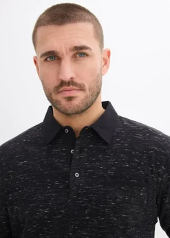 bonprix Polo manches longues 100% coton|Homme T-Shirts & Polos