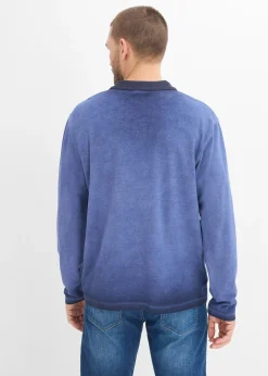 Homme bonprix T-Shirts & Polos|Polo manches longues en maille piquée robuste