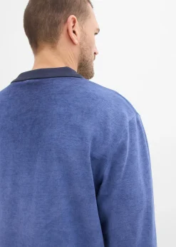 Homme bonprix T-Shirts & Polos|Polo manches longues en maille piquée robuste