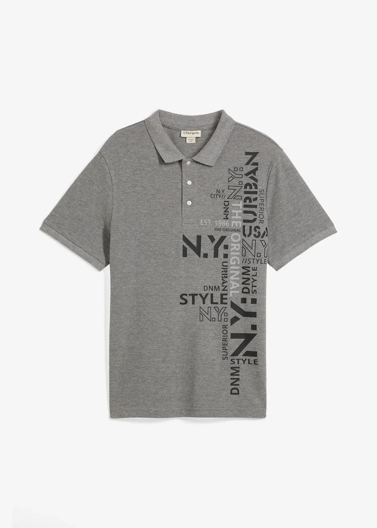 Homme bonprix T-Shirts & Polos|Polo Slim Fit en maille piquée 100% coton