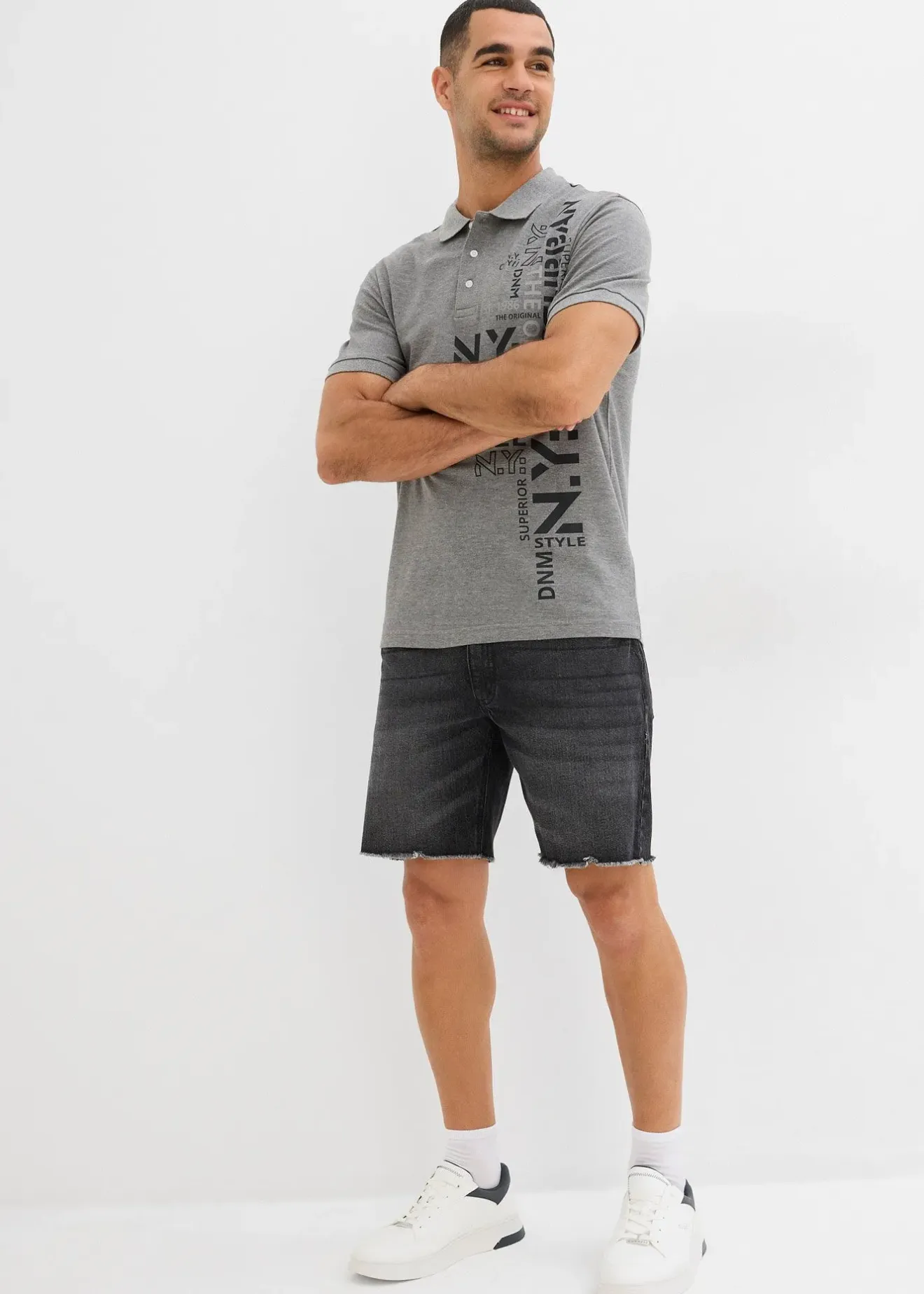 Homme bonprix T-Shirts & Polos|Polo Slim Fit en maille piquée 100% coton