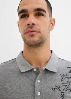 Homme bonprix T-Shirts & Polos|Polo Slim Fit en maille piquée 100% coton