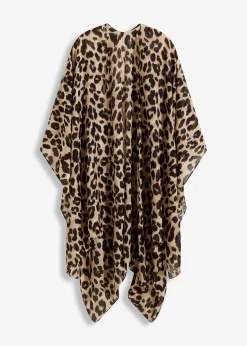 bonprix Poncho à motif léopard|Femme Ponchos|Maille