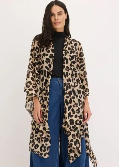 bonprix Poncho à motif léopard|Femme Ponchos|Maille