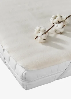 bonprix Chambre À Coucher·Draps & Protège-Matelas|Draps & Protège-Matelas|Protège-matelas en coton gratté 2 faces avec élastiques