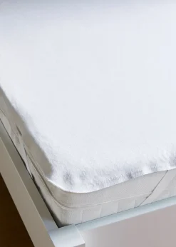 bonprix Chambre À Coucher·Draps & Protège-Matelas|Draps & Protège-Matelas|Protège-matelas en coton gratté 2 faces avec élastiques