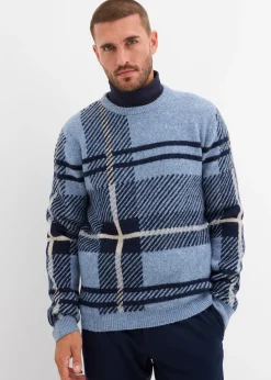 Homme bonprix Pulls & Gilets|Pull à carreaux