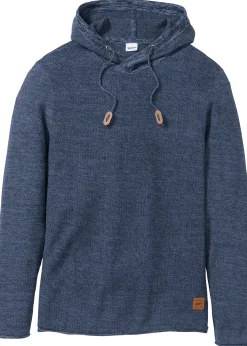 bonprix Pull à capuche en fine maille|Homme Pulls & Gilets