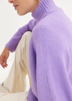 Femme bonprix Maille|Pulls & Gilets|Pull à col montant