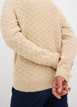 Homme bonprix Pulls & Gilets|Pull à col rond et motif texturé