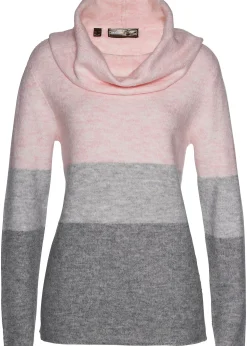 Femme bonprix Maille|Pulls & Gilets|Pull à col roulé