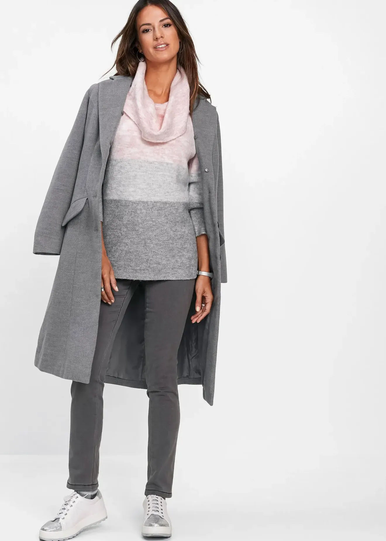 Femme bonprix Maille|Pulls & Gilets|Pull à col roulé