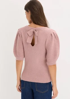 Femme bonprix Maille|Pulls & Gilets|Pull à manches ballon