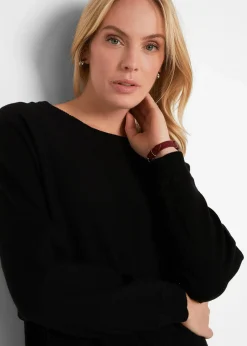 bonprix Pull à manches chauve-souris|Femme Maille|Pulls & Gilets