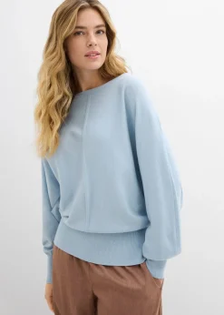 Femme bonprix Maille|Pulls & Gilets|Pull à manches chauve-souris