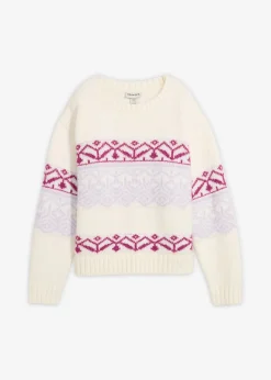 bonprix Pull à motif norvégien|Femme Maille|Pulls & Gilets