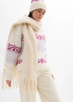 bonprix Pull à motif norvégien|Femme Maille|Pulls & Gilets